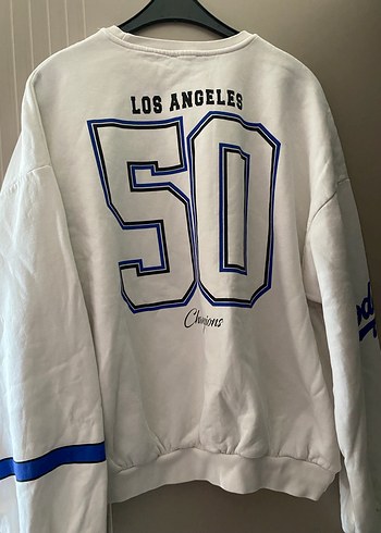 universal Beden Beyaz Los Angeles Dodgers Sweatshirt