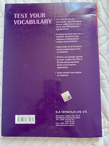 TEST YOUR VOCABULARY