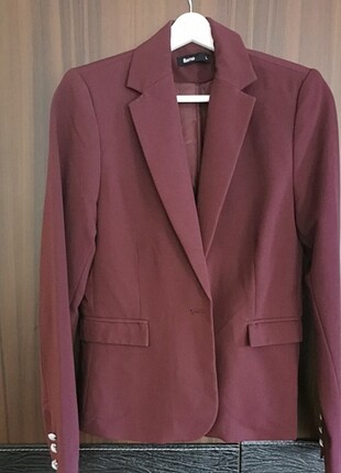 Bordo blazer ceket