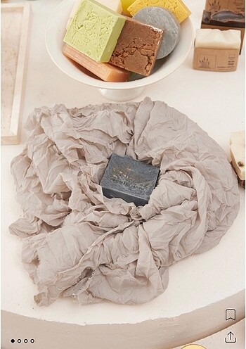 Armine Freshscarf vual crash taş rengi şal
