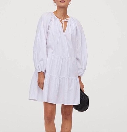 poplin elbise