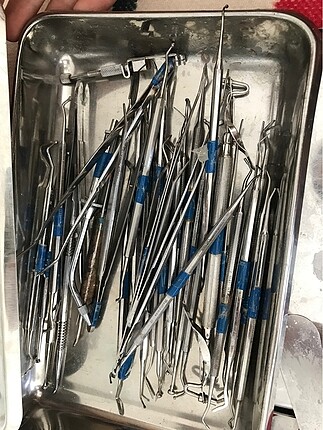 Diş hekimliği spatül pens küvet