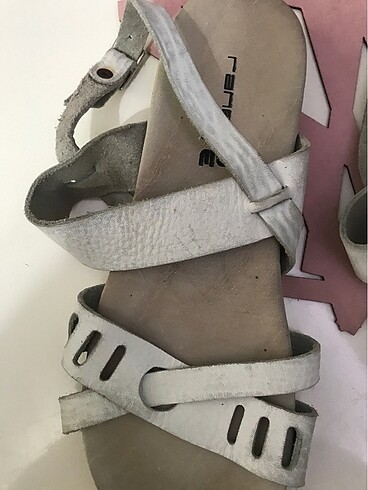 Greyder Beyaz sandalet