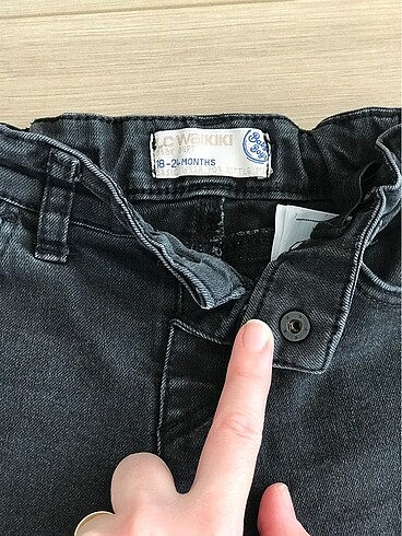 18-24 Ay Beden Çocuk kot pantolon
