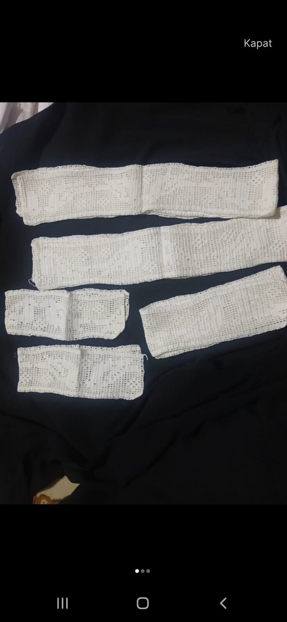 Bohem Tarzı El Yapımı Dantel Şeritler - Görsel 3