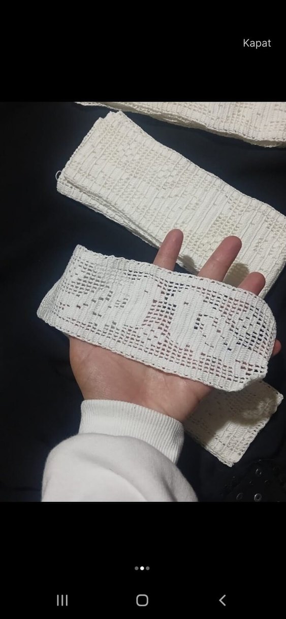 Bohem Tarzı El Yapımı Dantel Şeritler - Görsel 2