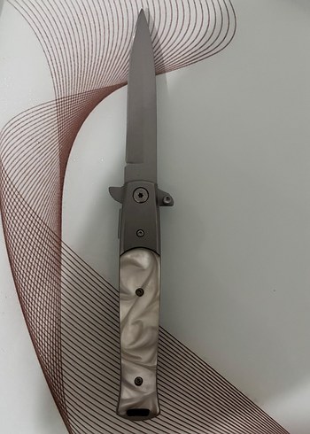 Gri-Beyaz Katlanabilir Çakı - Görsel 2