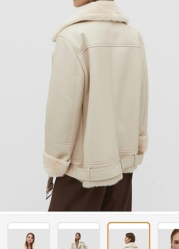 m Beden ten rengi Renk Stradivarius biker mont
