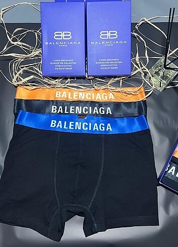 3lü vip kutulu erkek boxer 