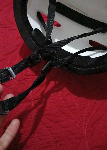 Pembe Biker Motosiklet Kaskı Velcro - Görsel 4