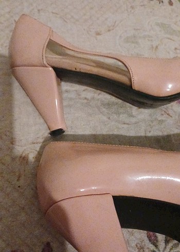 Pembe Stiletto Topuklu Kadın Ayakkabı - Görsel 6