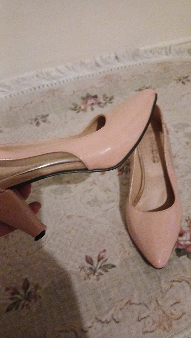 Pembe Stiletto Topuklu Kadın Ayakkabı - Görsel 3