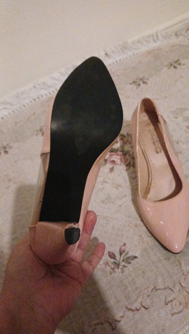 Pembe Stiletto Topuklu Kadın Ayakkabı - Görsel 4