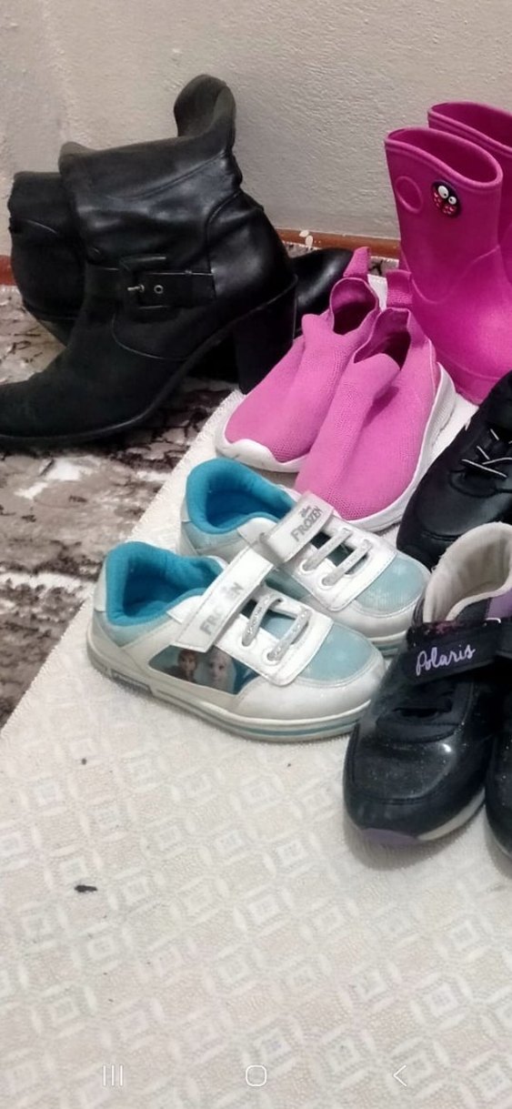 orjinal kız Çocuk Mavi Frozen Spor Ayakkabı - Görsel 4