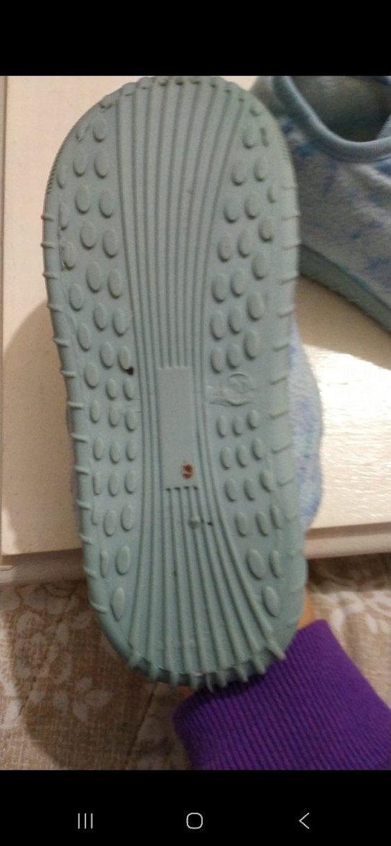 Kız Çocuk Mavi Baskılı Sıcak Terlik - Görsel 2