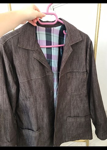 Diğer Kahverengi Denim ceket