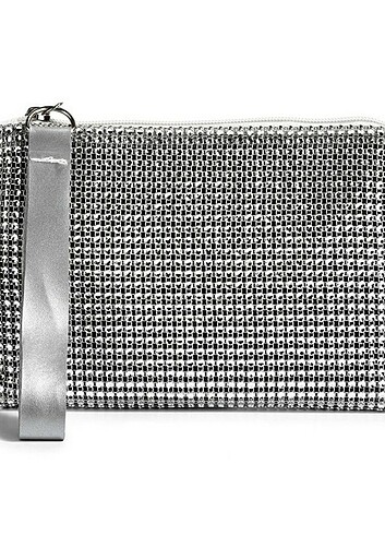 Beden Taşlı görünümlü clutch cüzdan