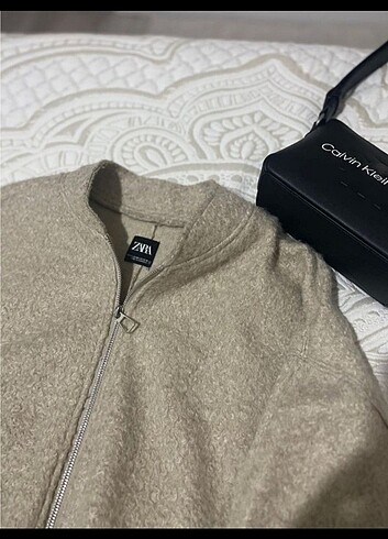 m Beden Zara buklet oversize bomber ceket