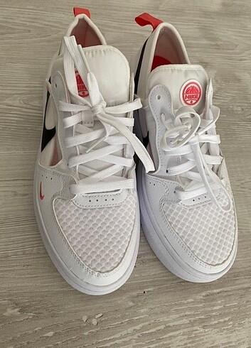 Nike Nike court vision kadın ayakkabı beyaz