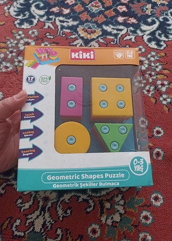 Kiki Geometrik Şekiller Bulmaca Eğitici Oyuncak