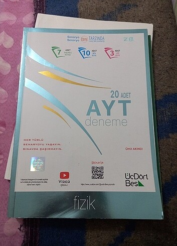 345 ayt fizik deneme