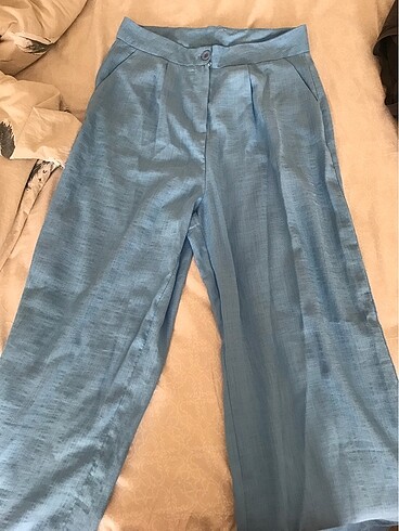 Diğer palazzo pantalon bebe mavisi