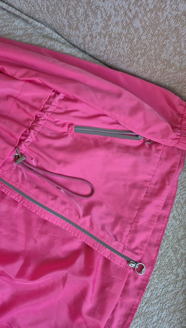 Pembe yağmurluk - Görsel 5