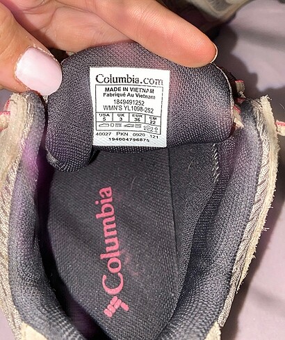 36 Beden pembe Renk COLUMBIA BOT