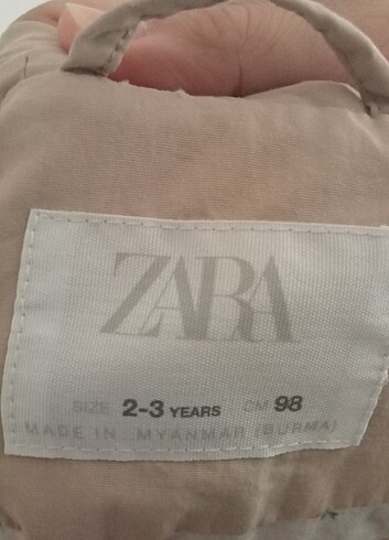 Zara Zara çocuk trençkot 