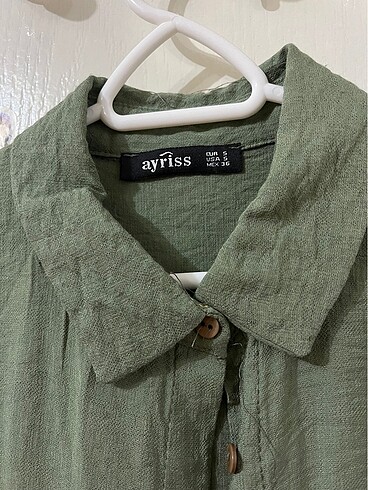 Kadın gömlek mint yeşili - Görsel 3