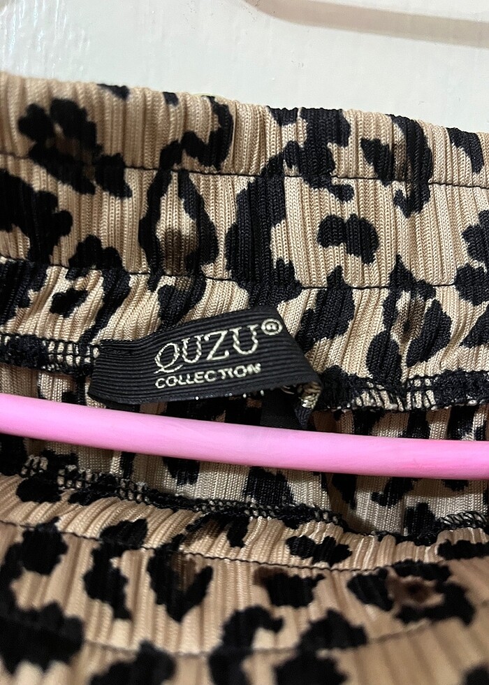 Kadın leoparlı etek - Görsel 3