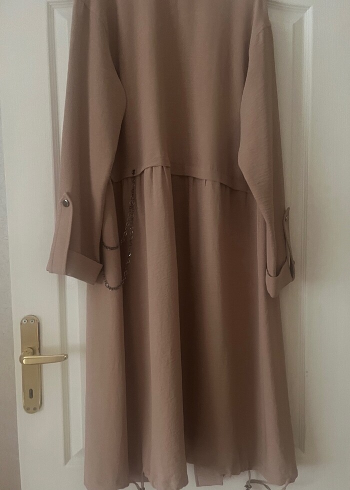 Bayan kap fermuarsız şık bir model - Görsel 4