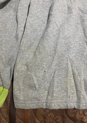 Gri Uzun Kollu Sweatshirt S - Görsel 2