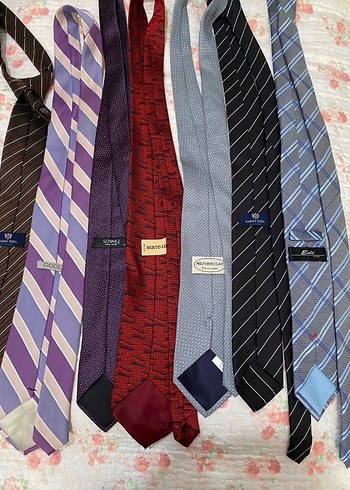 Erkek Kravat Seti 7 tane var tekli fiyat satişı - Görsel 2