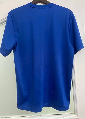 Erkek Mavi Kısa Kollu Oversize Tişört m-L - Görsel 2