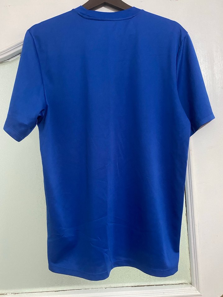 Erkek Mavi Kısa Kollu Oversize Tişört m-L - Görsel 2