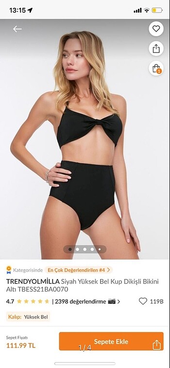 Trendyol bikini altı