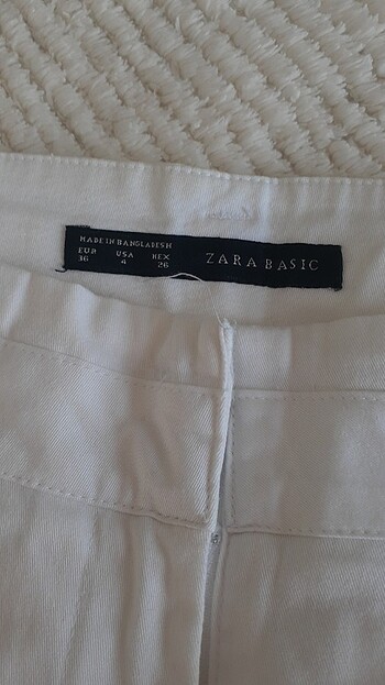 36 Beden beyaz Renk PANTOLON