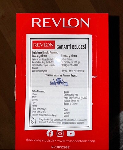 Beden Renk REVLON Saç Şekillendirici ve Kurutma