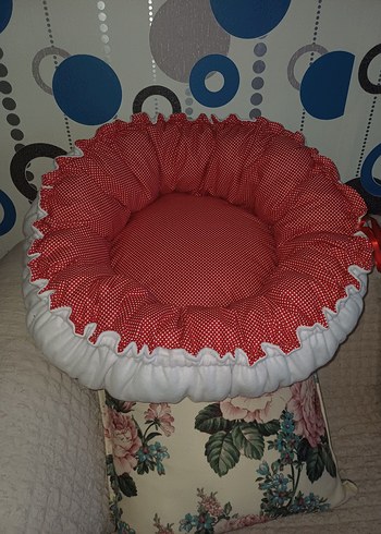 Renkli Leopar Desenli kedi ve kopek Uyku Minderi - Görsel 19