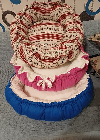 Renkli Leopar Desenli kedi ve kopek Uyku Minderi - Görsel 16