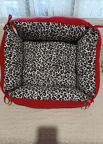 Renkli Leopar Desenli kedi ve kopek Uyku Minderi - Görsel 8