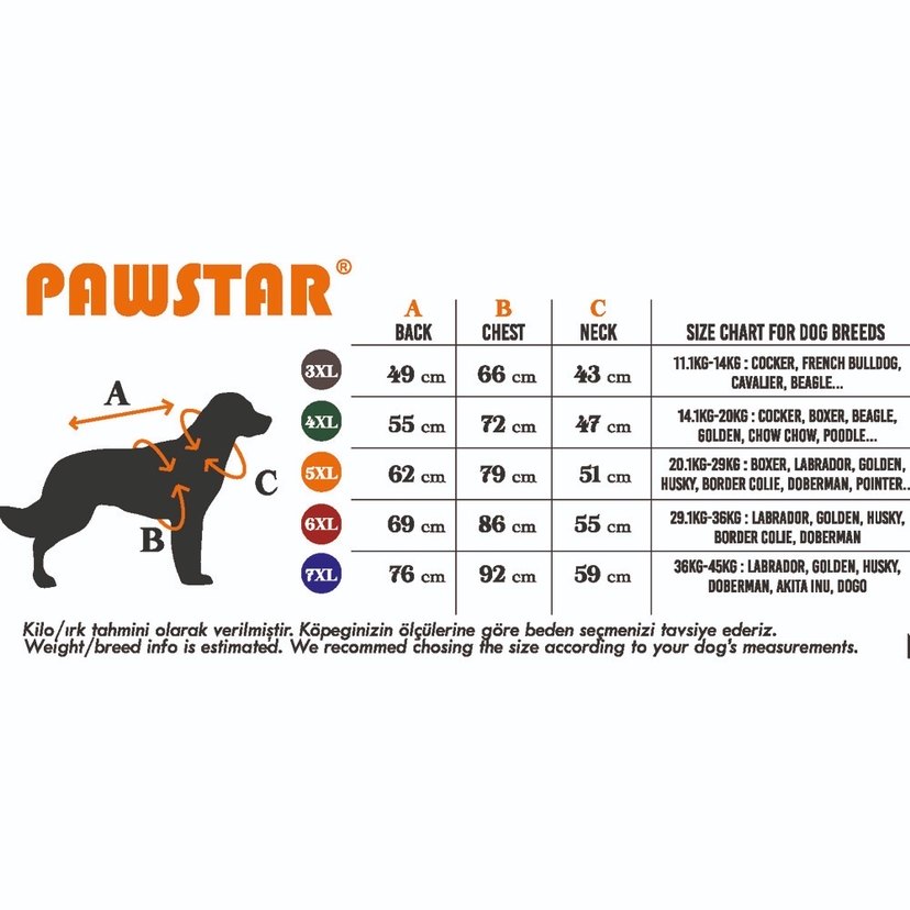 Pawstar Hawai Köpek Gömleği 4XL Beden - Görsel 4