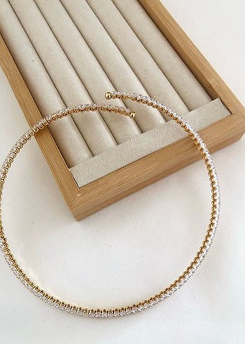 Accessorize su yolu İşlemeli Zincir Detaylı Midi Kolye