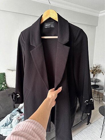 Tasarım siyah blazer ceket