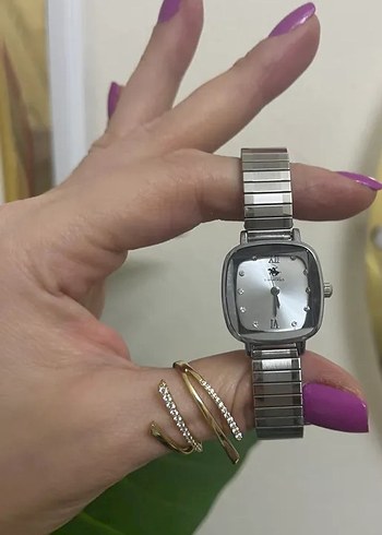 Gri Kemerli Kadın Kol Saati - Görsel 4
