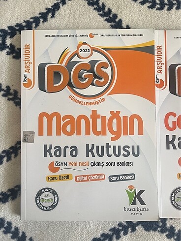 Karakutu yayınları dgs