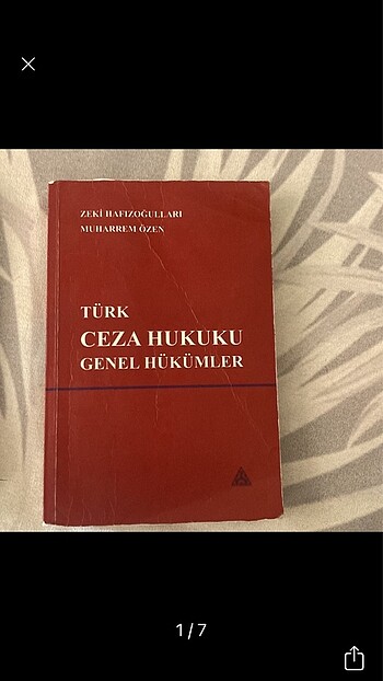 Tck genel hükümler muharrem özen