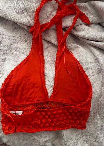 xs Beden Turuncu Crop Top