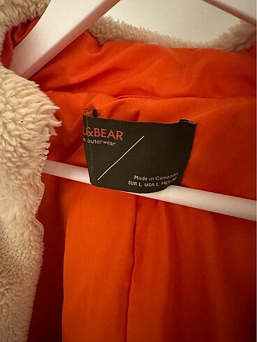 l Beden pull&bear tüylü mont